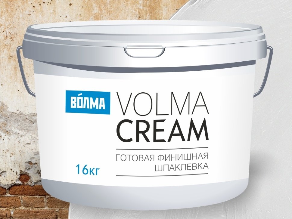 Шпаклевка ВОЛМА-Cream финишная, готовая к применению 5 кг