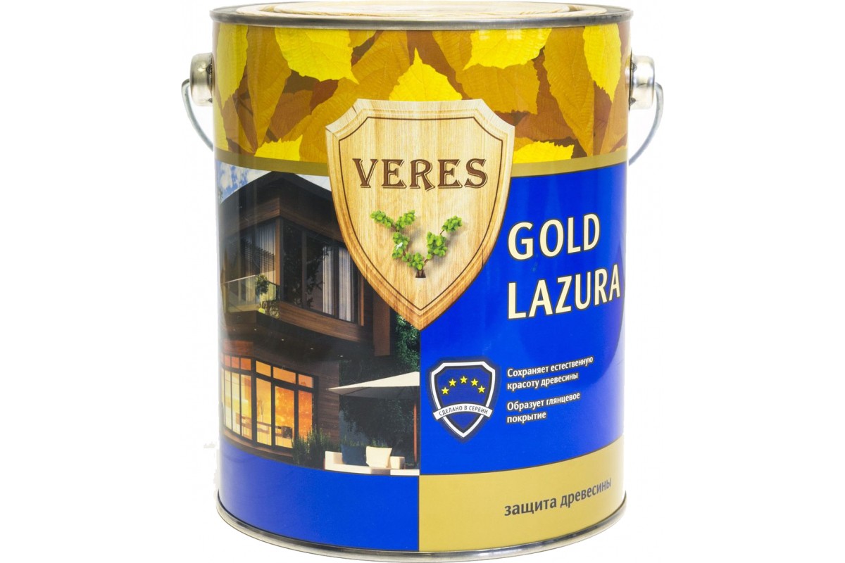 Краска VERES LASURA  2,7л (махагон)