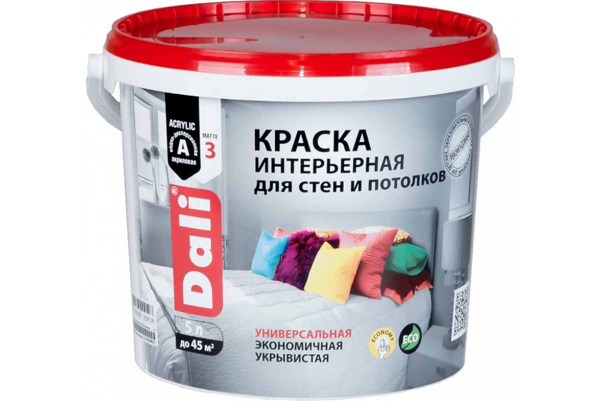 Краска DALI интерьерная Супер белая 5л