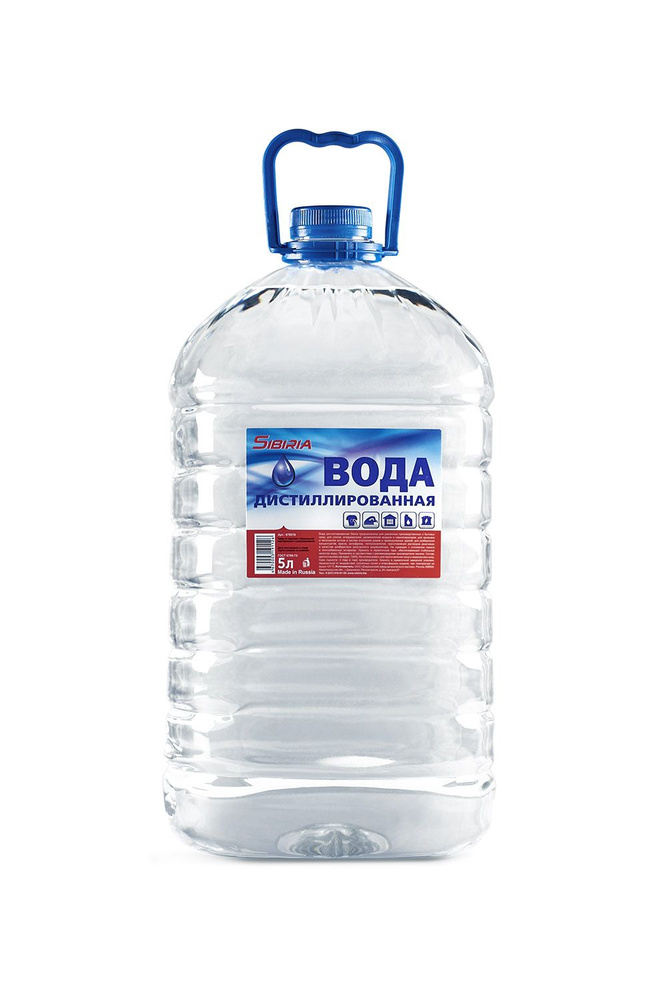 Вода дистилированная 5л
