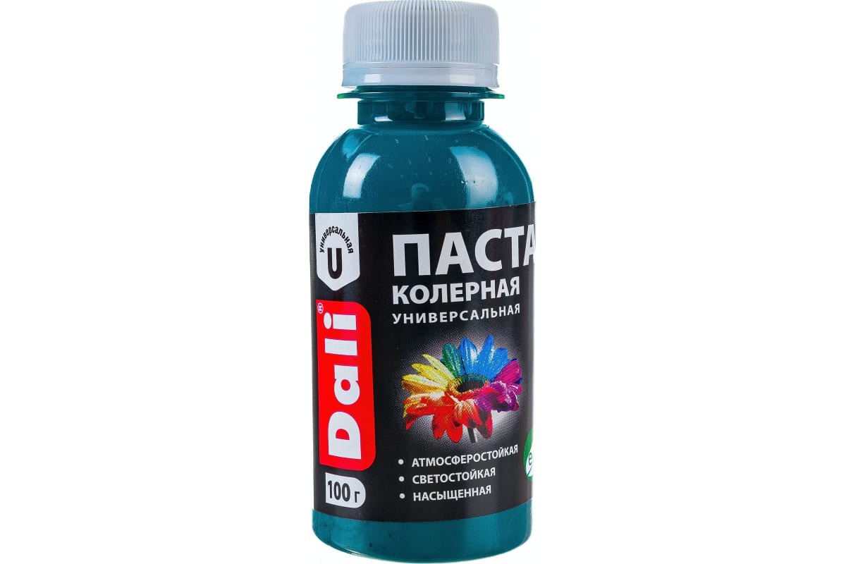 Колеровочная краска Dali бирюзовая 0.1 л 