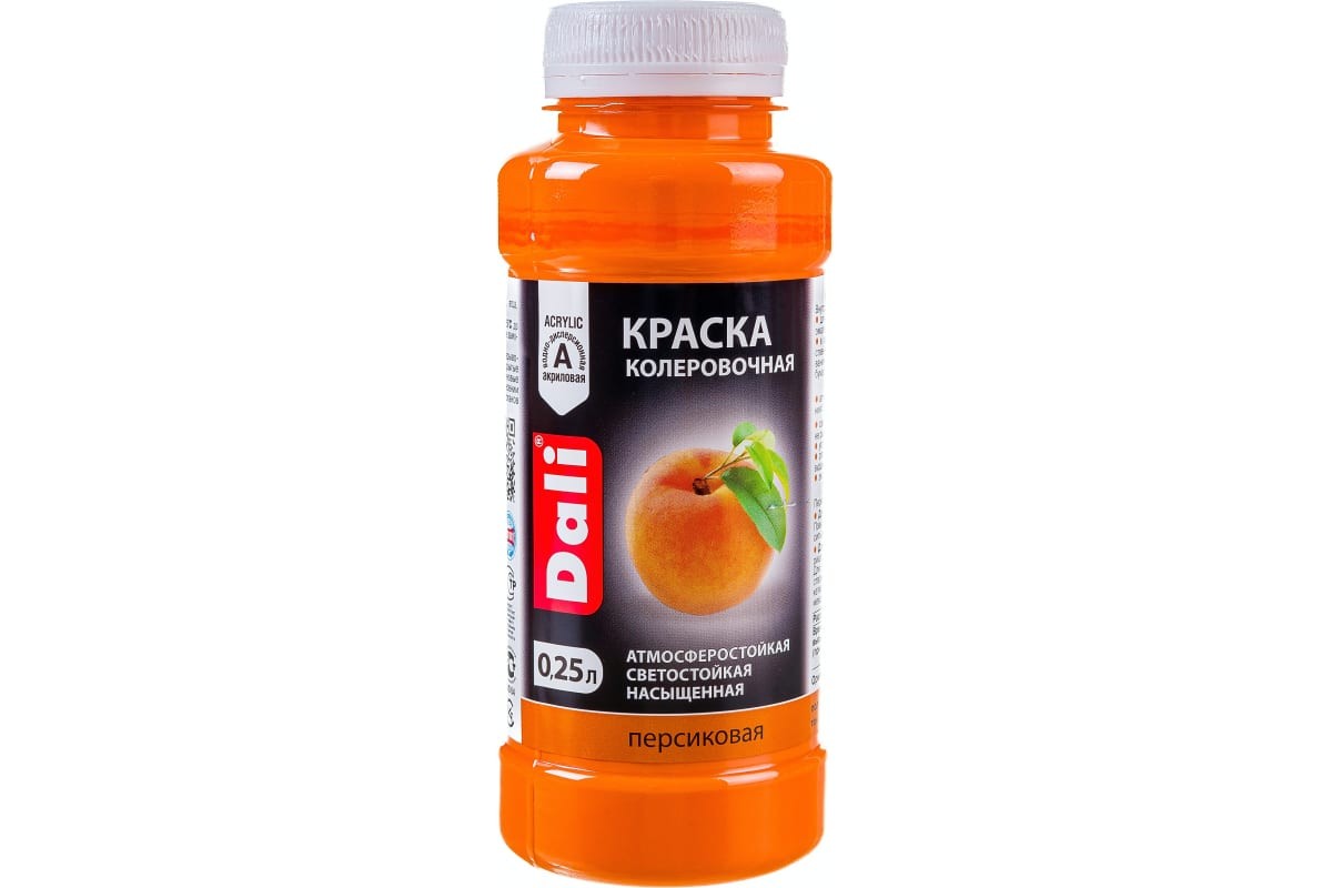Колеровочная краска Dali персик 0.25 л 