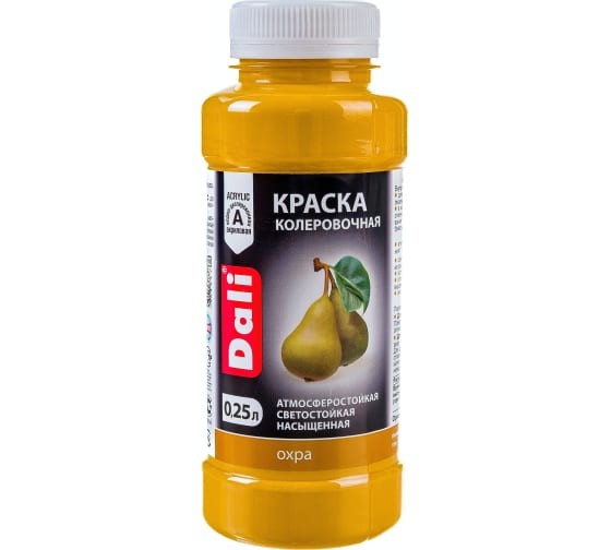 Колеровочная краска Dali охра 0.25 л 