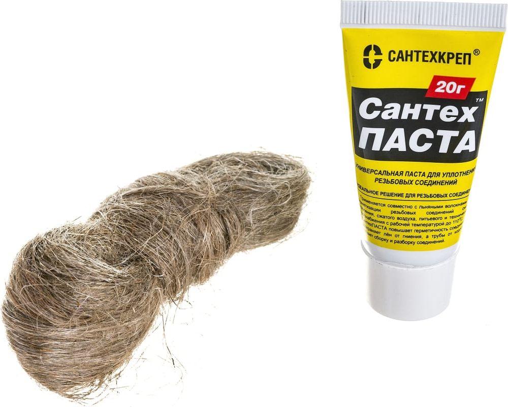Паста уплотнительная САНТЕХКРЕП 20гр.+лен 14гр. купить