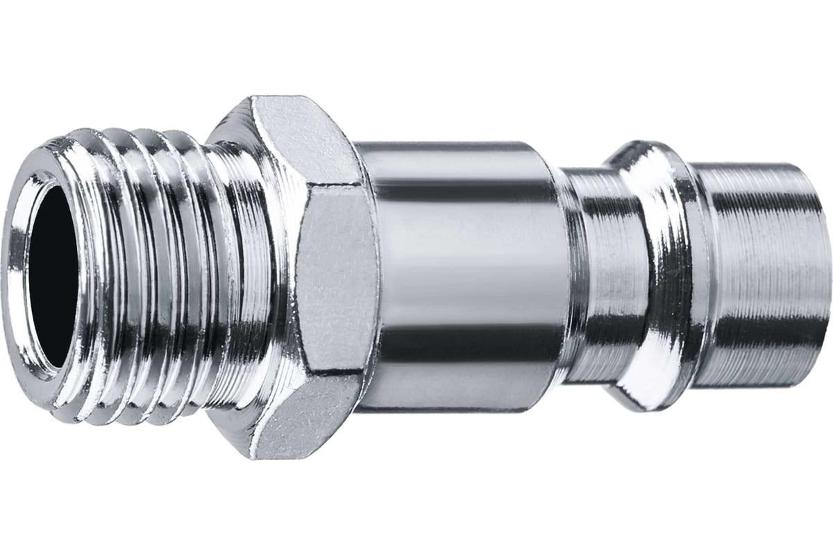 Переходник ЗУБР Профессионал 1/4"M - рапид штуцер 64915-1/4