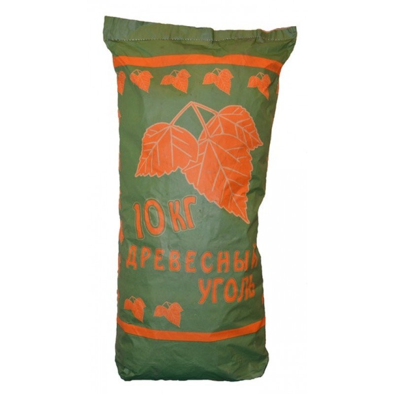 Уголь древесный 10 кг.береза