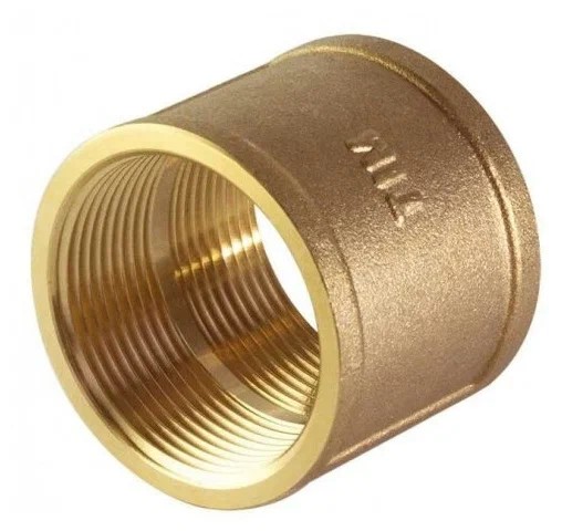 Муфта Tim внутренняя резьба 1 1/2", латунь
