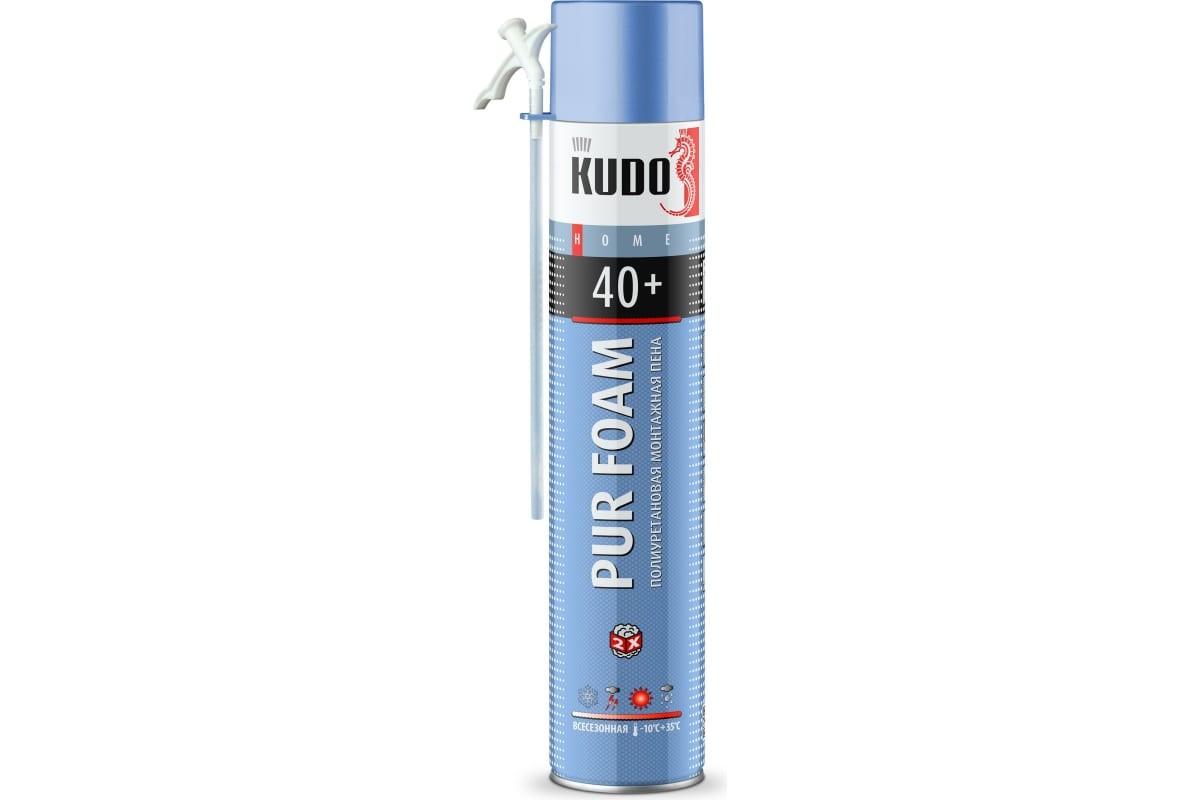Полиуретановая монтажная бытовая всесезонная пена KUDO HOME 40+