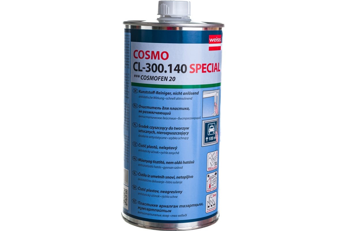 Нерастворяющий очиститель для ПВХ COSMOFEN COSMO CL-300.140