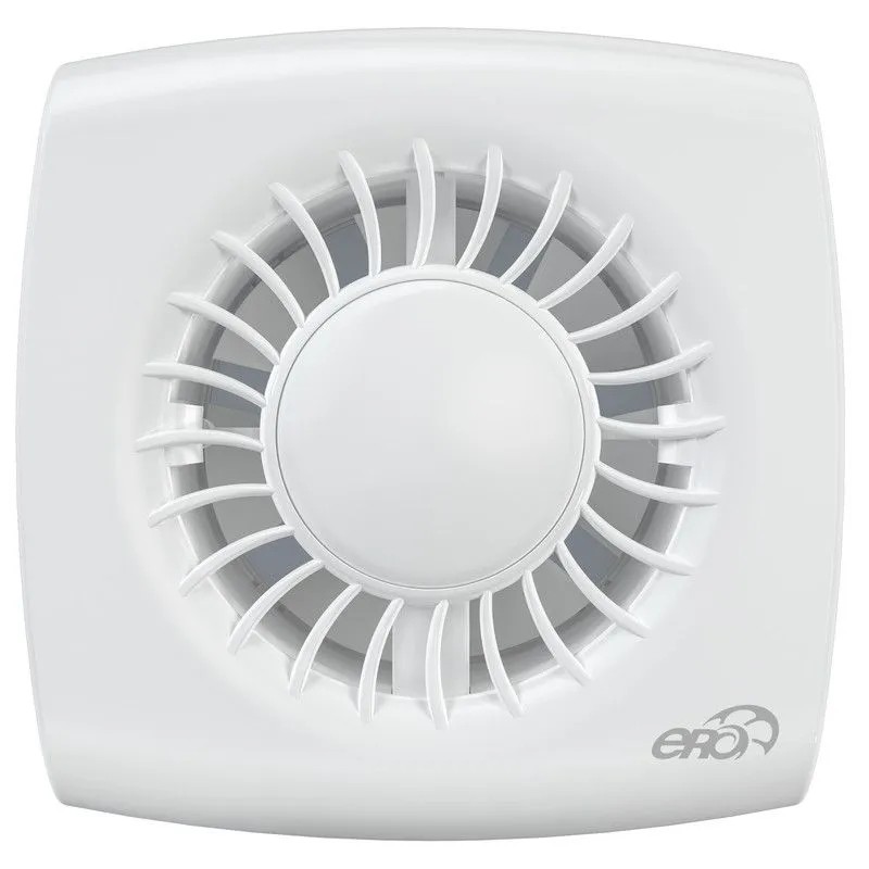 Вентилятор накладной ERA WIND 100C D100 обратный клапан, белый