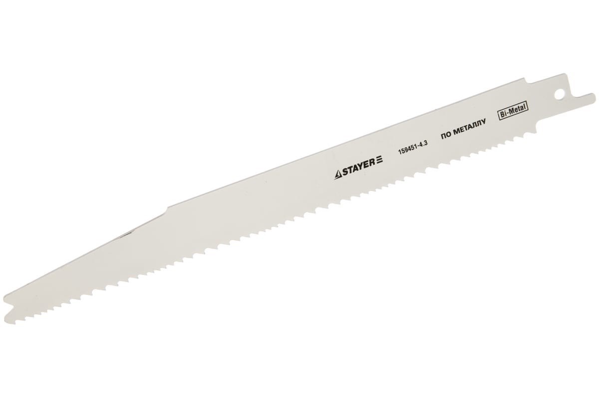 Полотно (тип S345XF; Bi-Met; 200/180 мм) для сабельной электроножовки STAYER 159451-4.3