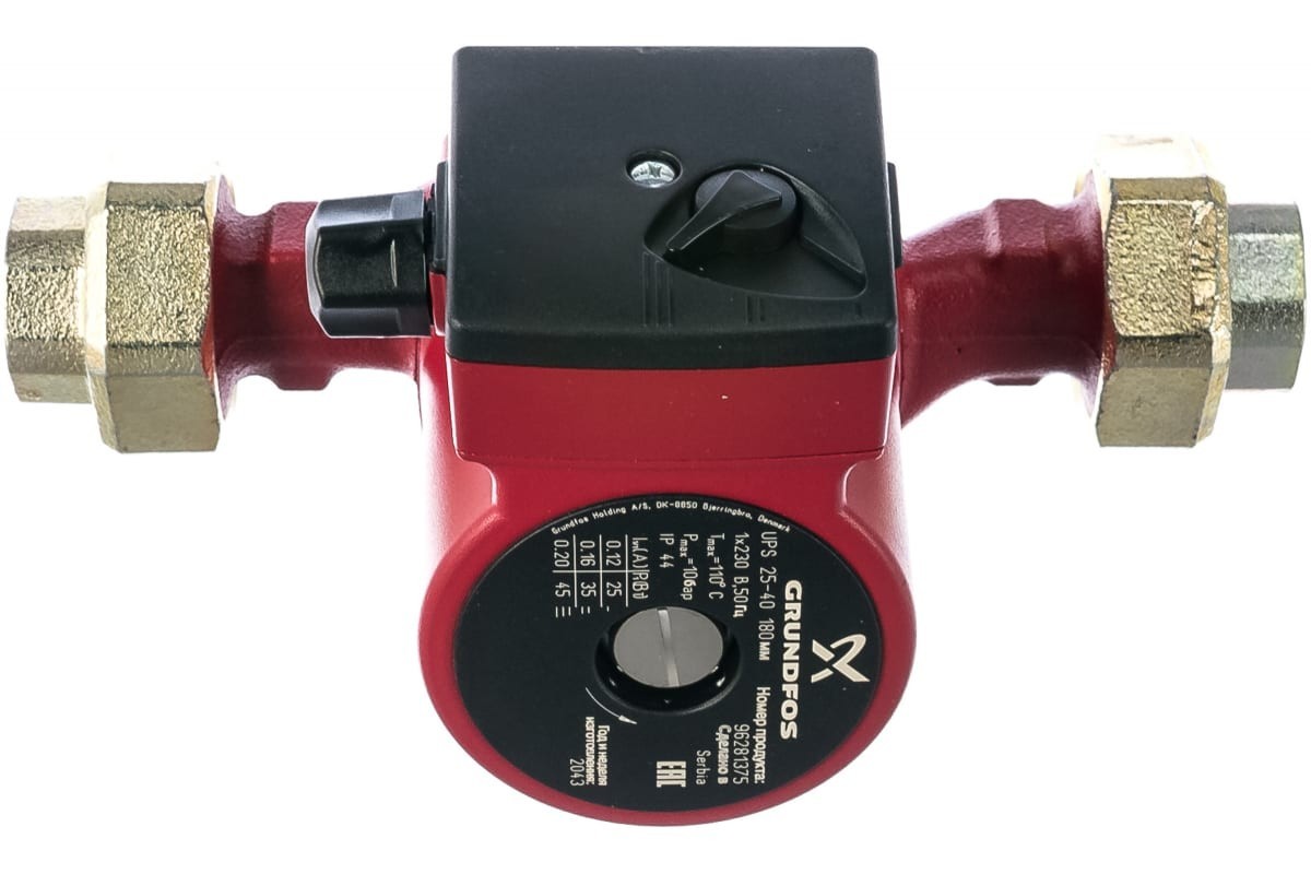Циркуляционный насос Grundfos UPS 25-40 180мм