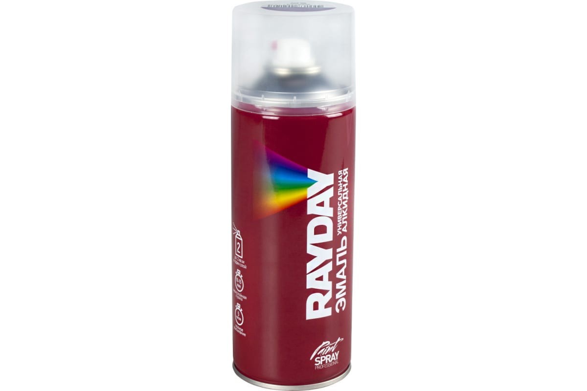 Алкидная аэрозольная краска RAYDAY Ral 4001 фиолетовая, 520 мл Rd-049 223196
