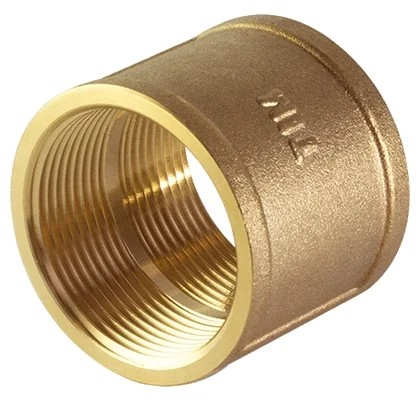 Муфта Tim внутренняя резьба 1/2", латунь
