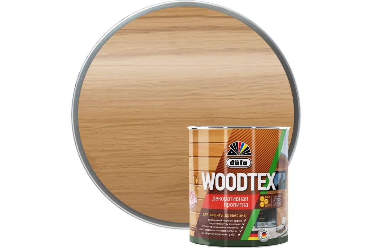 Пропитка Dufa Wood Tex орех, 0.9 л
