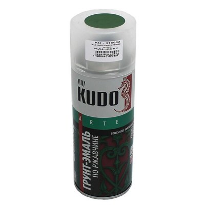 Аэрозоль KUDO по ржавчине зеленая RAL 6002 KU-316002 купить