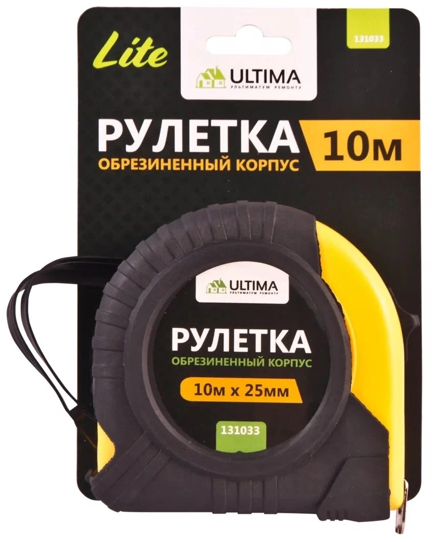 Измерительная рулетка Ultima Lite 131033 25 мм x 10 м